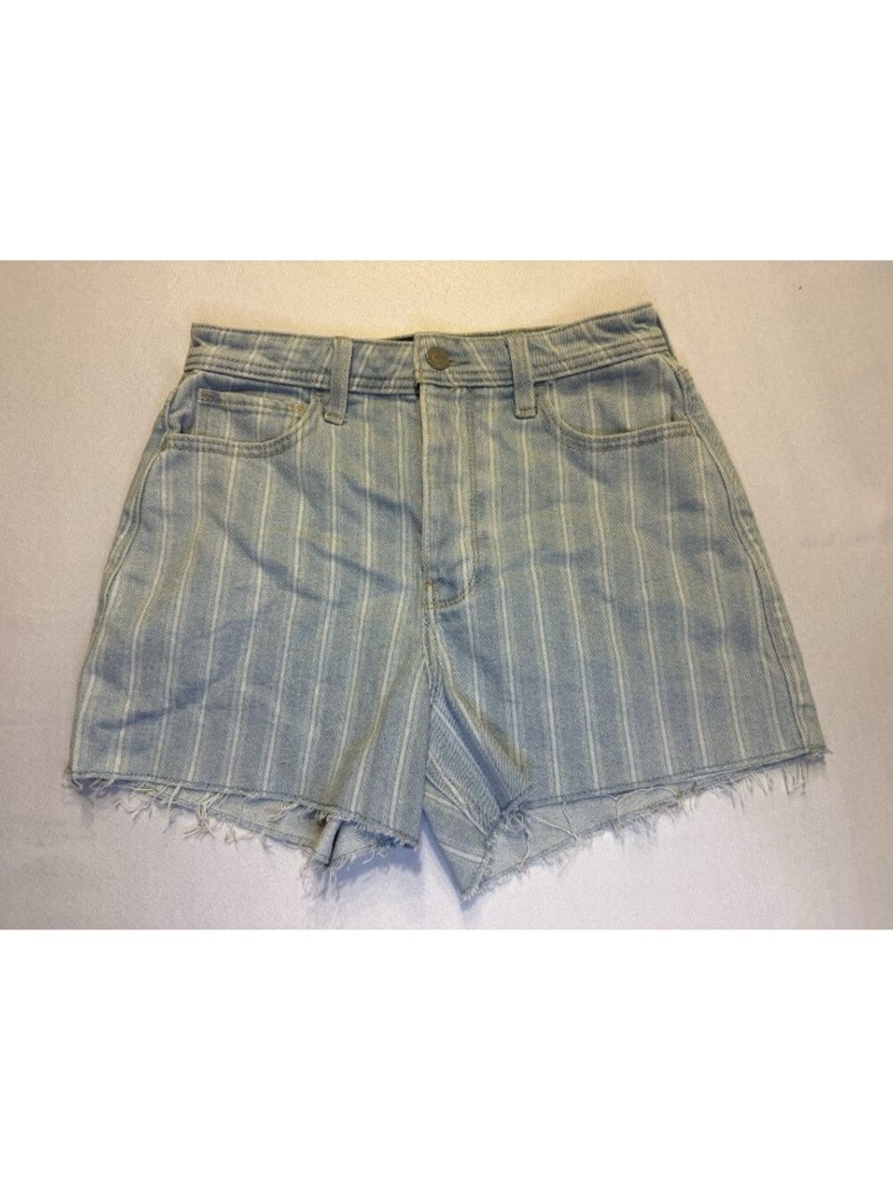 HOLLISTER Blue Button Fly Denim Shorts Women's Size 26/3